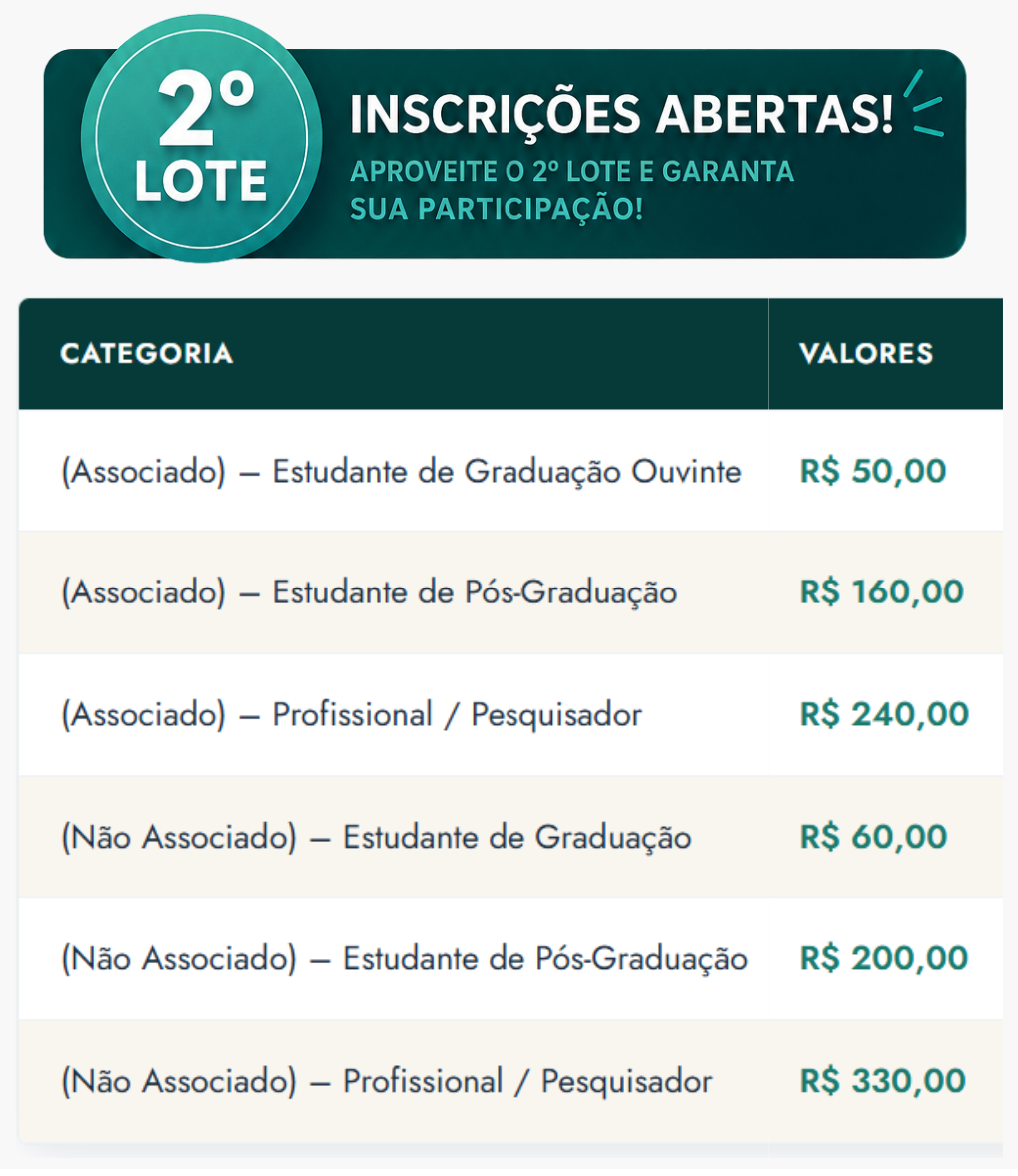 Prazo final do primeiro lote - 31 de julho